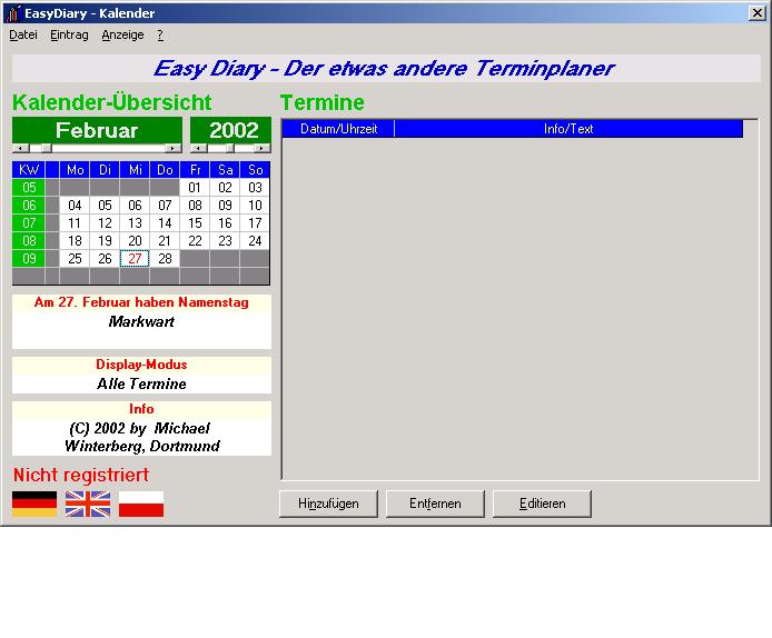 Easy Diary screenshot
